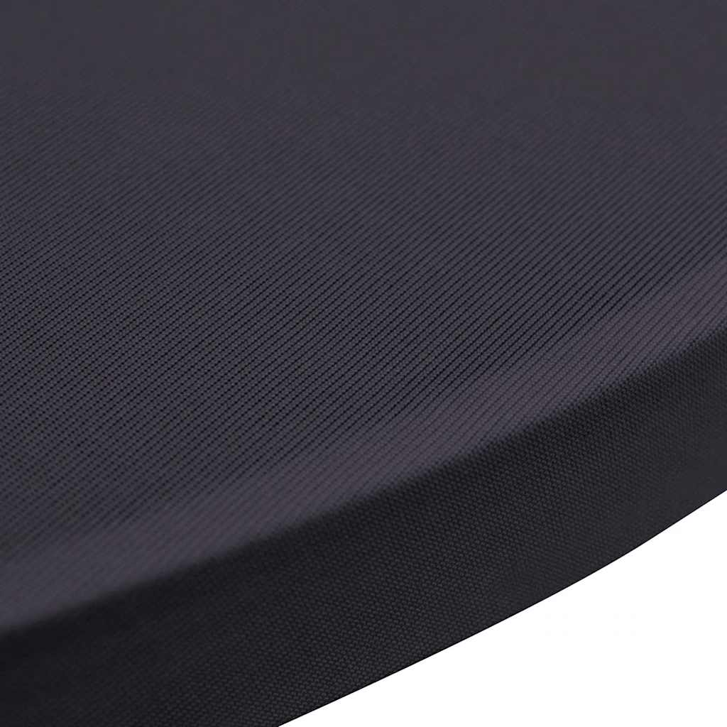 Elastisk bordduk 4 stk 80 cm antrasitt