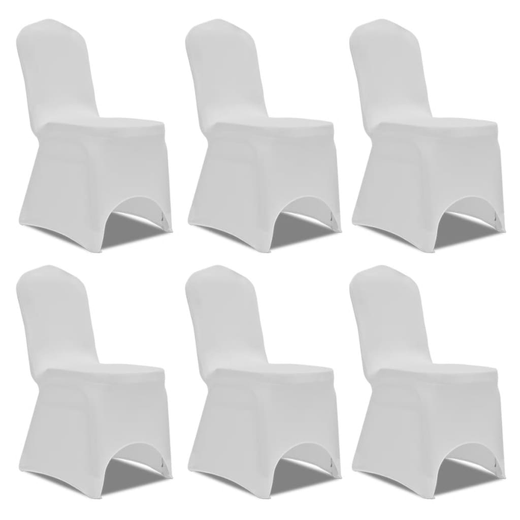 Stoltrekk elastisk hvit 12 stk