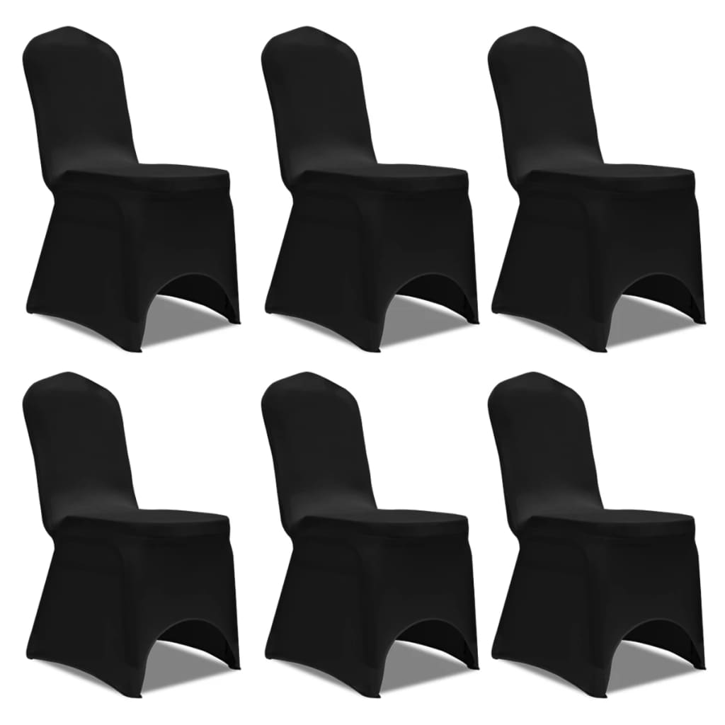 Stoltrekk elastisk svart 12 stk
