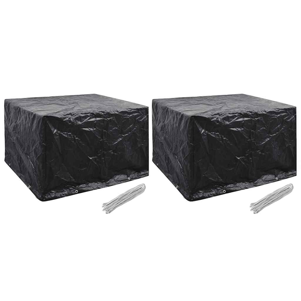 Hagemøbeltrekk 2 stk 8 maljer 135x135x90 cm vidaXL