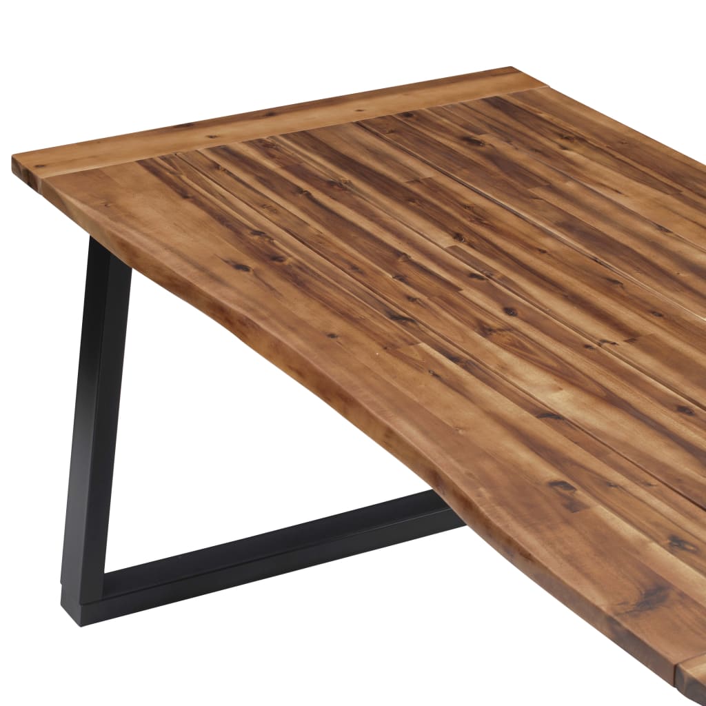 Spisebord heltre akasie 180x90 cm