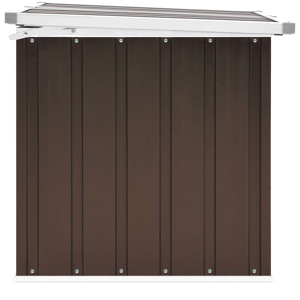 Oppbevaringsboks for hagen brun 109x67x65 cm