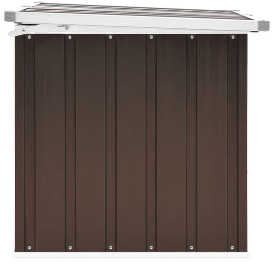 Oppbevaringsboks for hagen brun 109x67x65 cm