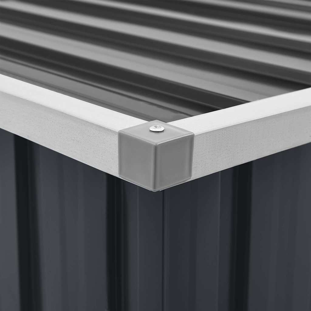 Oppbevaringskasse 129x67x65 cm antrasitt