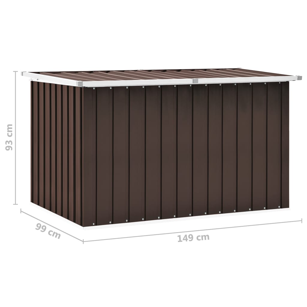 Oppbevaringskasse 149x99x93 cm brun