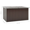 Oppbevaringskasse 171x99x93 cm brun