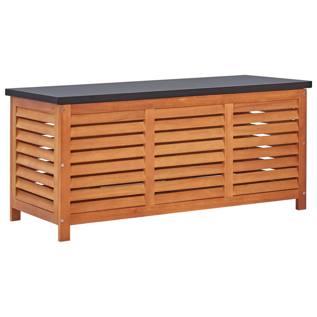 Oppbevaringsboks til hage 117x50x55 cm heltre eukalyptus
