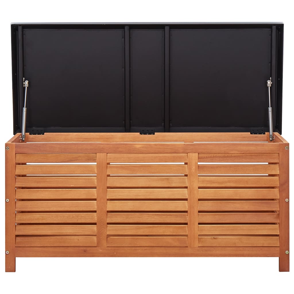 Oppbevaringsboks til hage 117x50x55 cm heltre eukalyptus