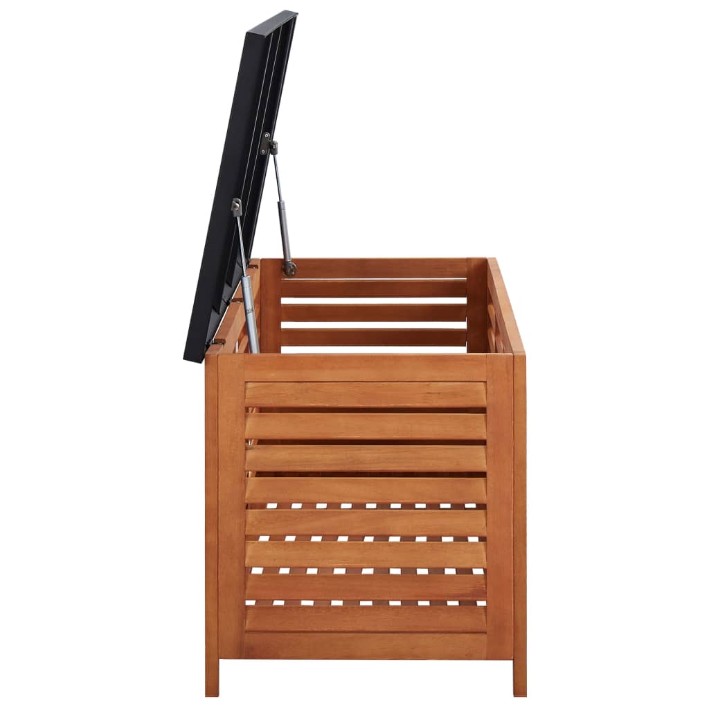 Oppbevaringsboks til hage 117x50x55 cm heltre eukalyptus
