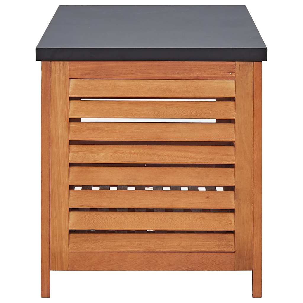 Oppbevaringsboks til hage 150x50x55 cm heltre eukalyptus