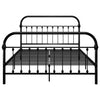 Sengeramme svart metall 140x200 cm