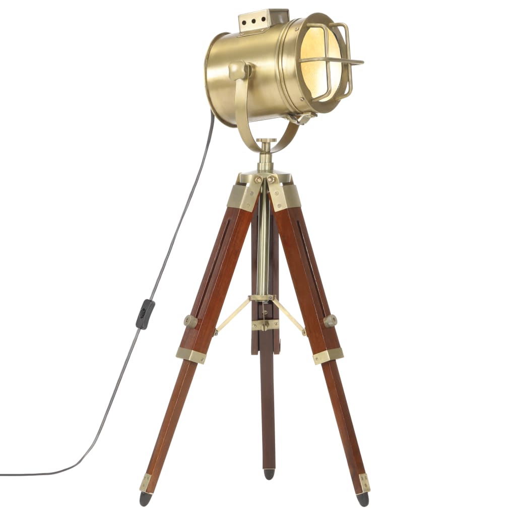 Gulvlampe med stativ heltre mango 69 cm