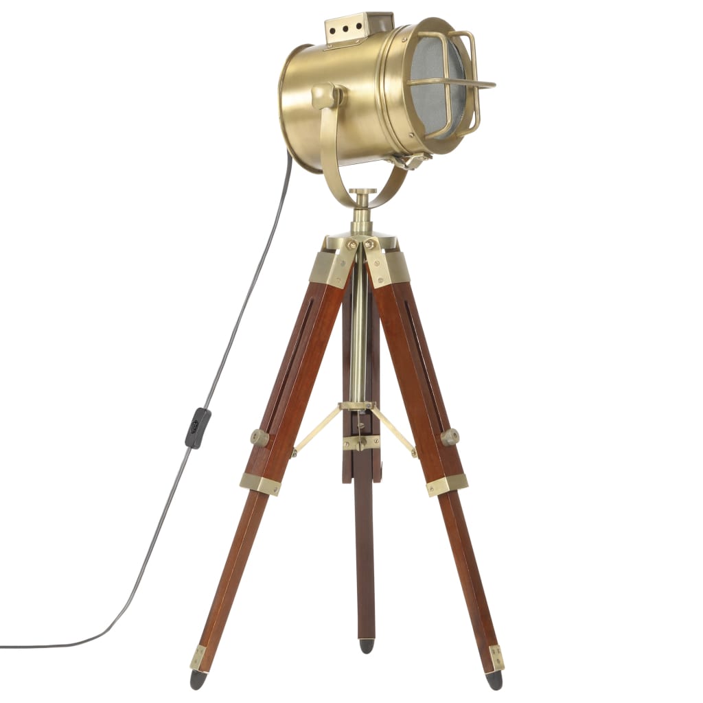 Gulvlampe med stativ heltre mango 69 cm