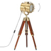 Gulvlampe med stativ heltre mango 69 cm
