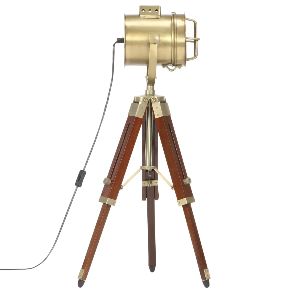 Gulvlampe med stativ heltre mango 69 cm