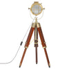 Gulvlampe med stativ heltre mango 69 cm