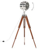 Gulvlampe med stativ heltre mango 165 cm
