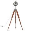 Gulvlampe med stativ heltre mango 165 cm