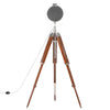 Gulvlampe med stativ heltre mango 165 cm