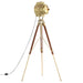 Gulvlampe med stativ heltre mango 193 cm
