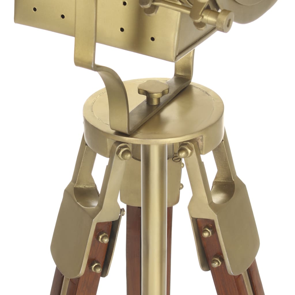 Gulvlampe med stativ heltre mango 193 cm