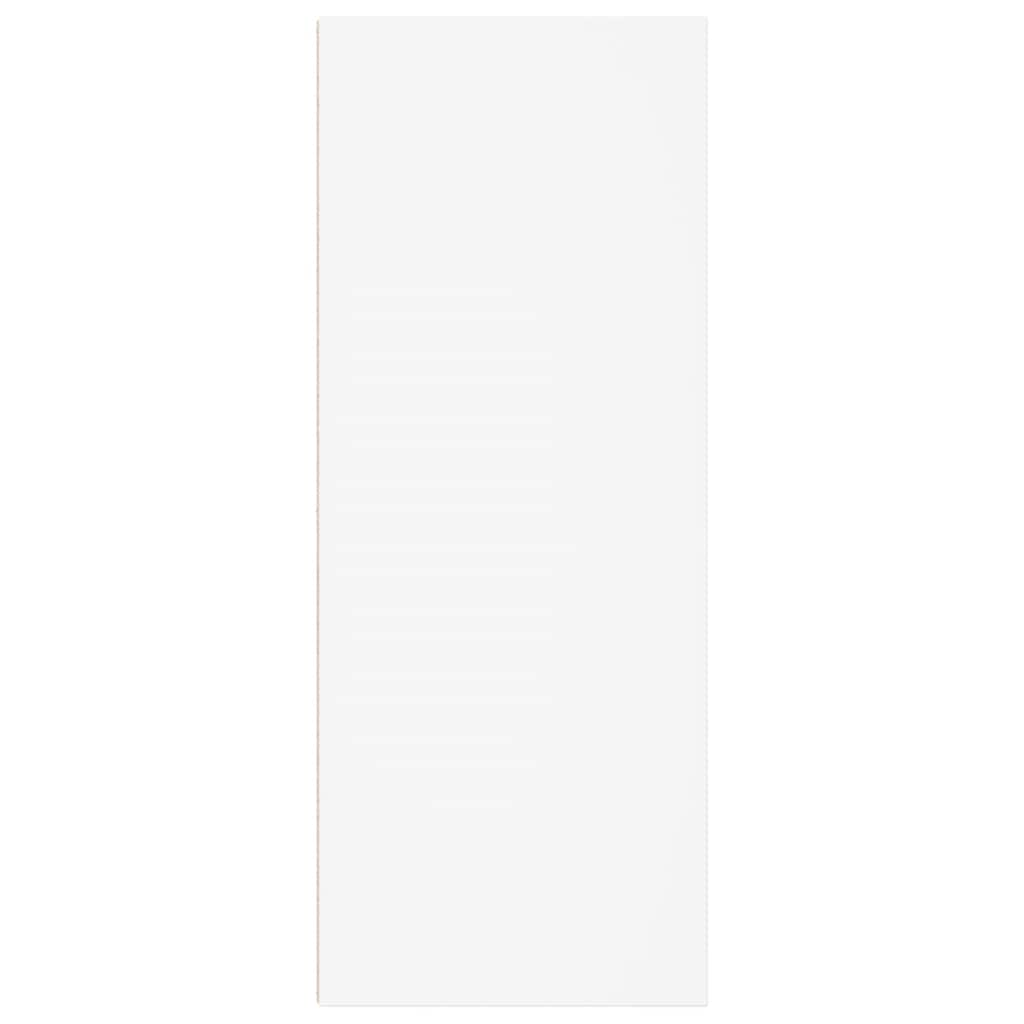 Bokhylle hvit 40x30x76,5 cm konstruert tre