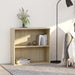 Bokhylle sonoma eik 80x30x76,5 cm konstruert tre