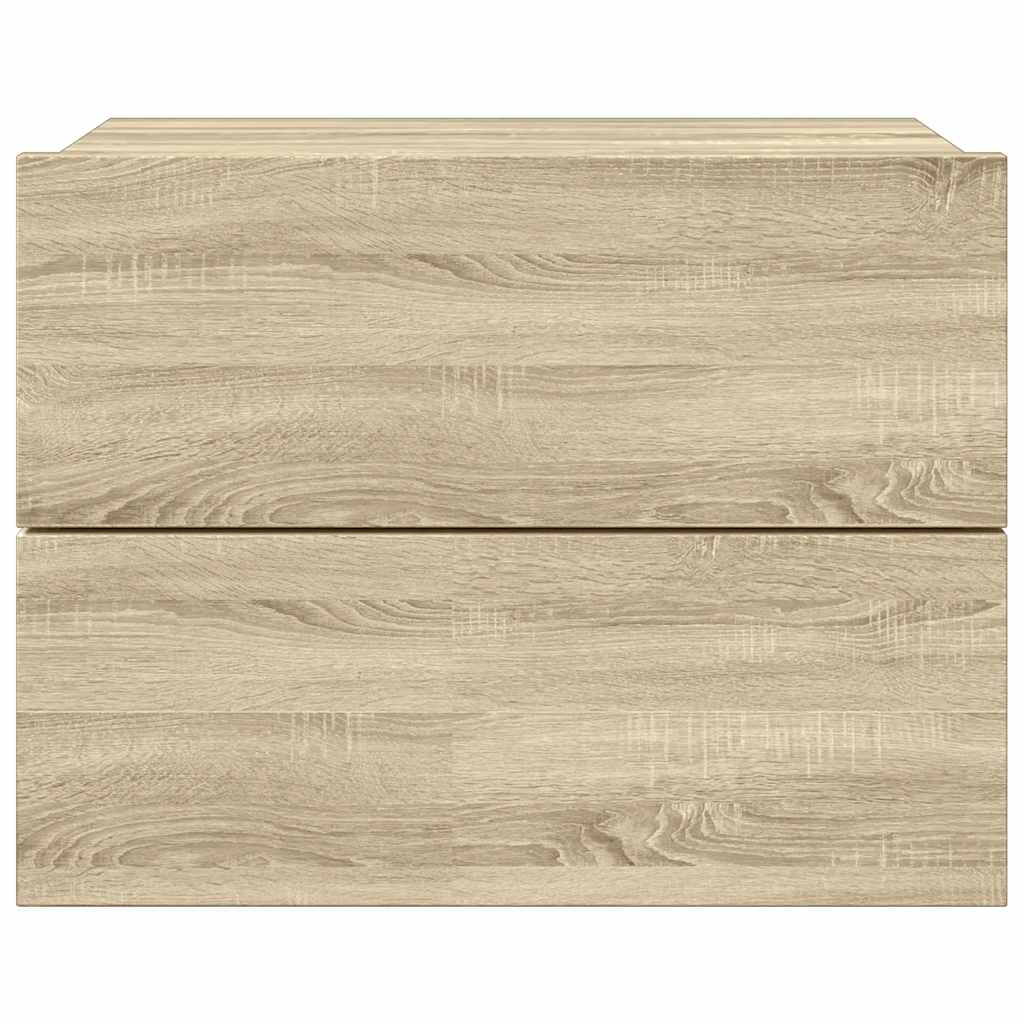 Nattbord sonoma eik 40x30x30 cm konstruert tre