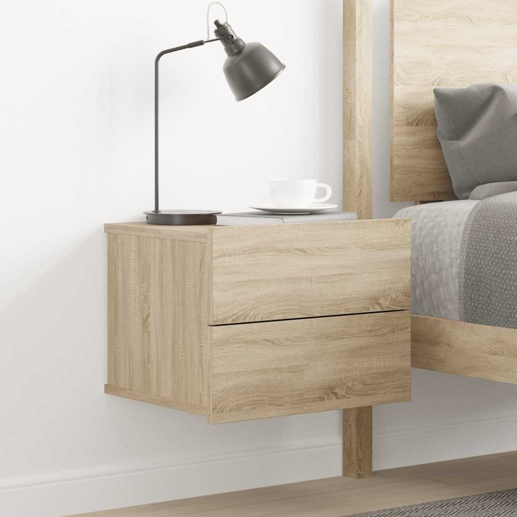 Nattbord sonoma eik 40x30x30 cm konstruert tre