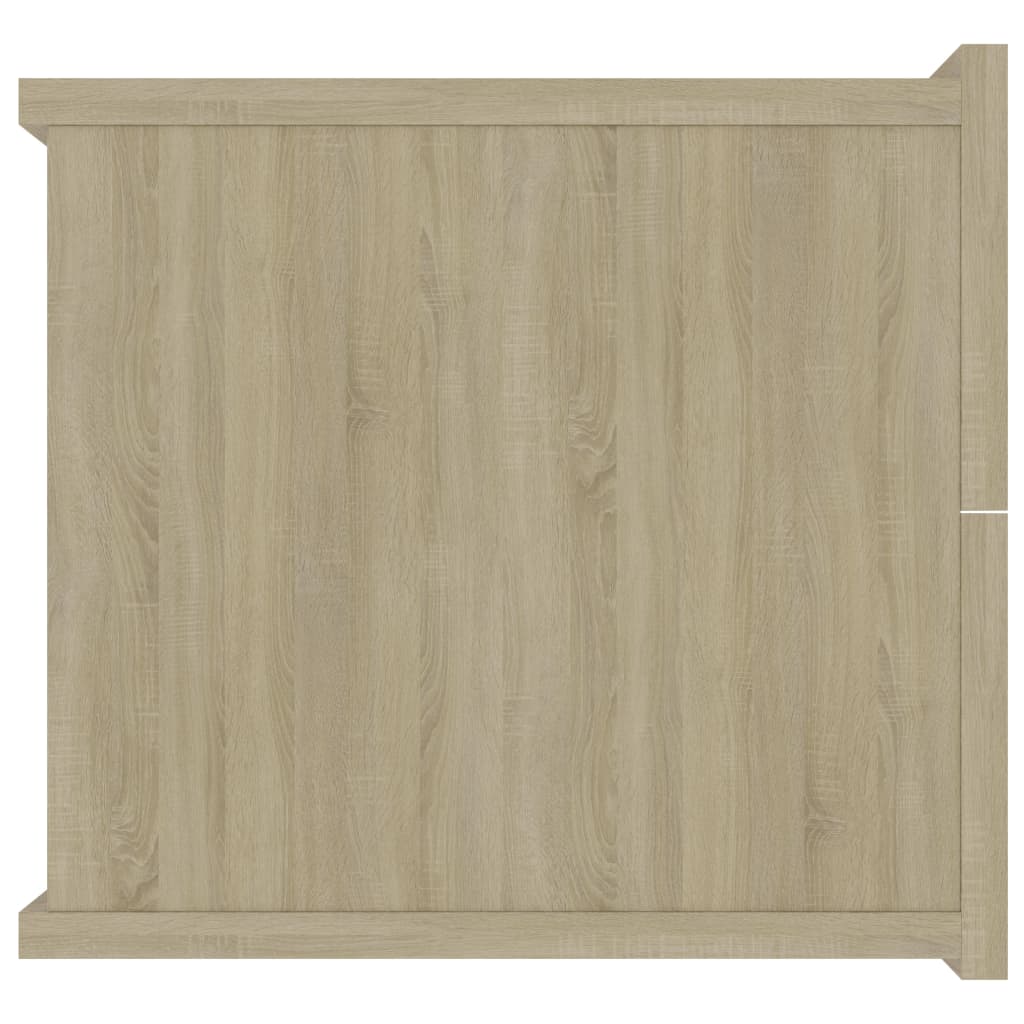 Nattbord 2 stk sonoma eik 40x30x30 cm konstruert tre