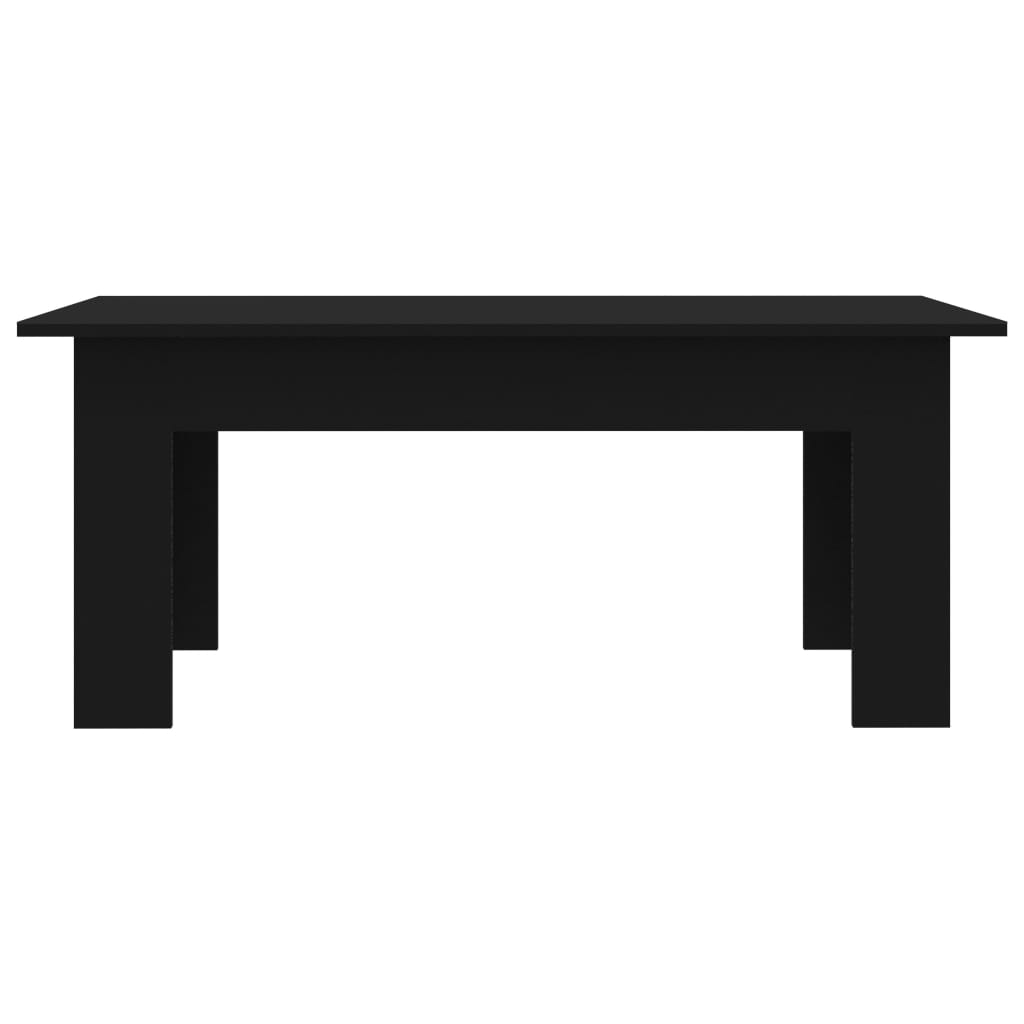 Salongbord svart 100x60x42 cm konstruert tre