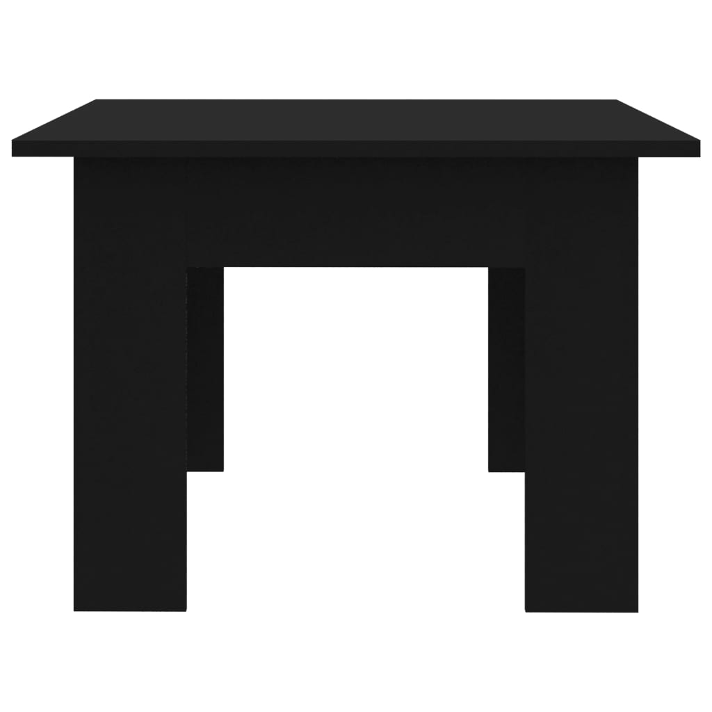 Salongbord svart 100x60x42 cm konstruert tre