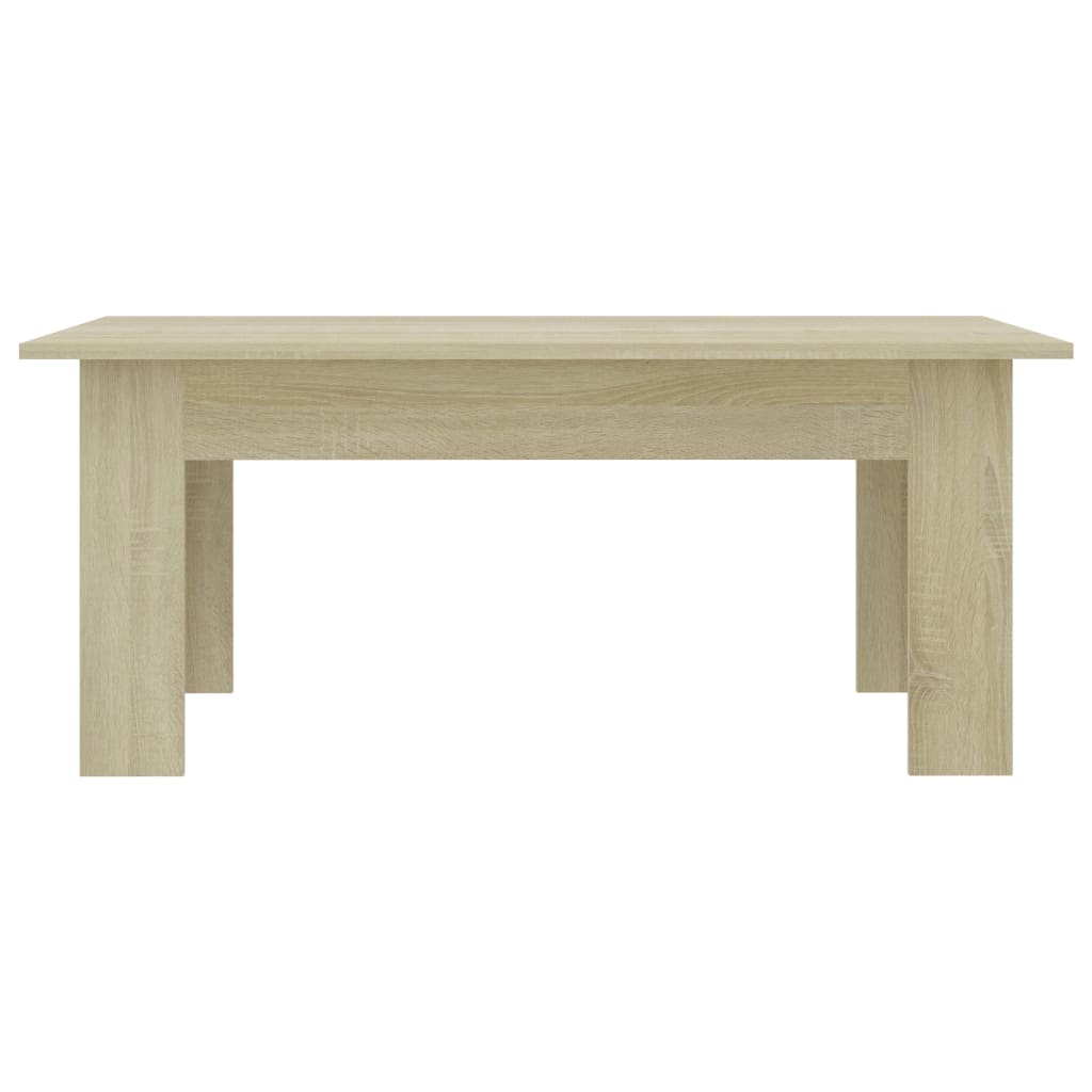 Salongbord sonoma eik 100x60x42 cm konstruert tre