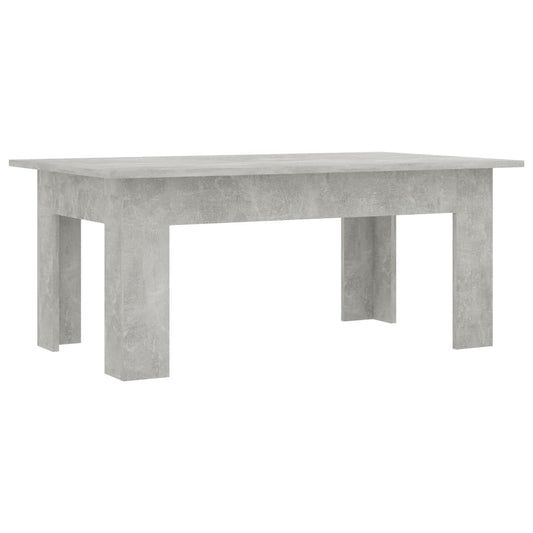 Salongbord betonggrå 100x60x42 cm konstruert tre