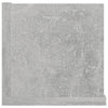 Veggmontert CD-hylle betonggrå 100x18x18 cm konstruert tre