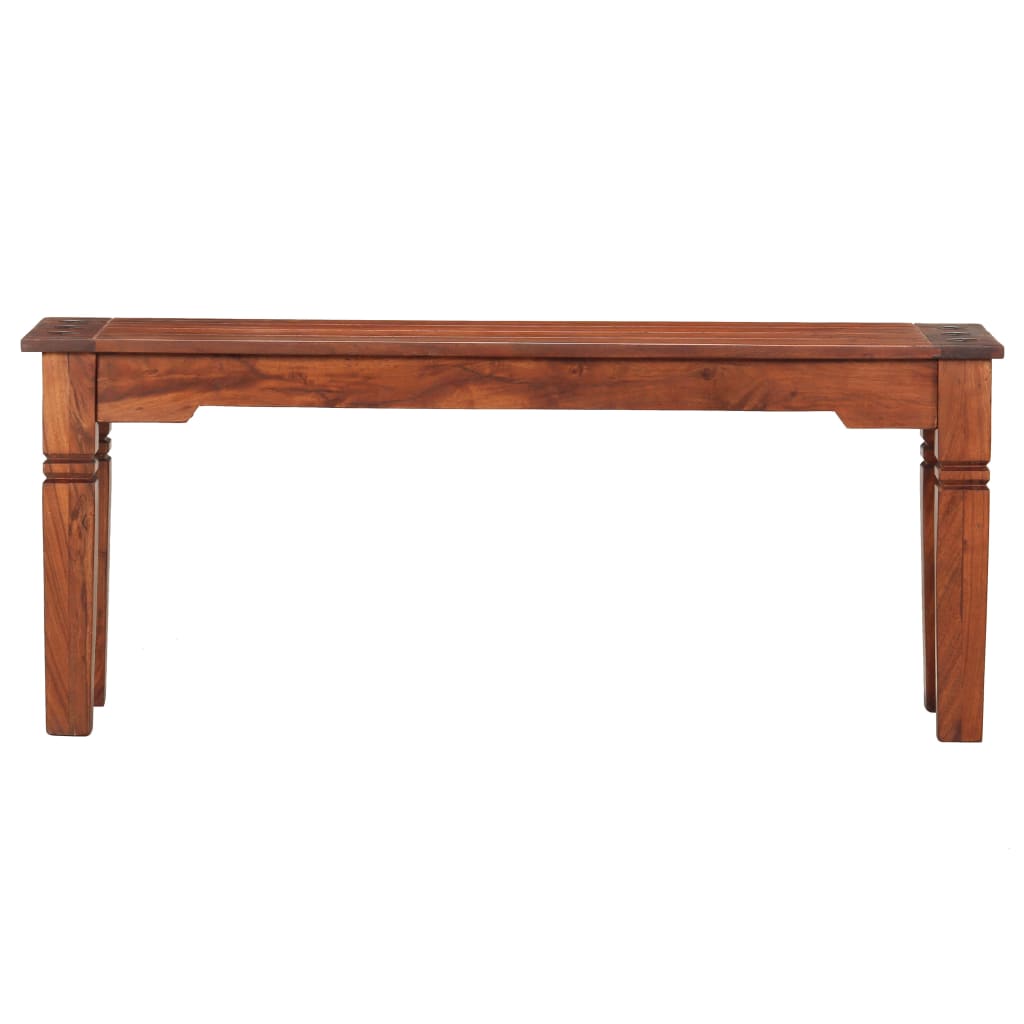 Benk 110 cm heltre akasie