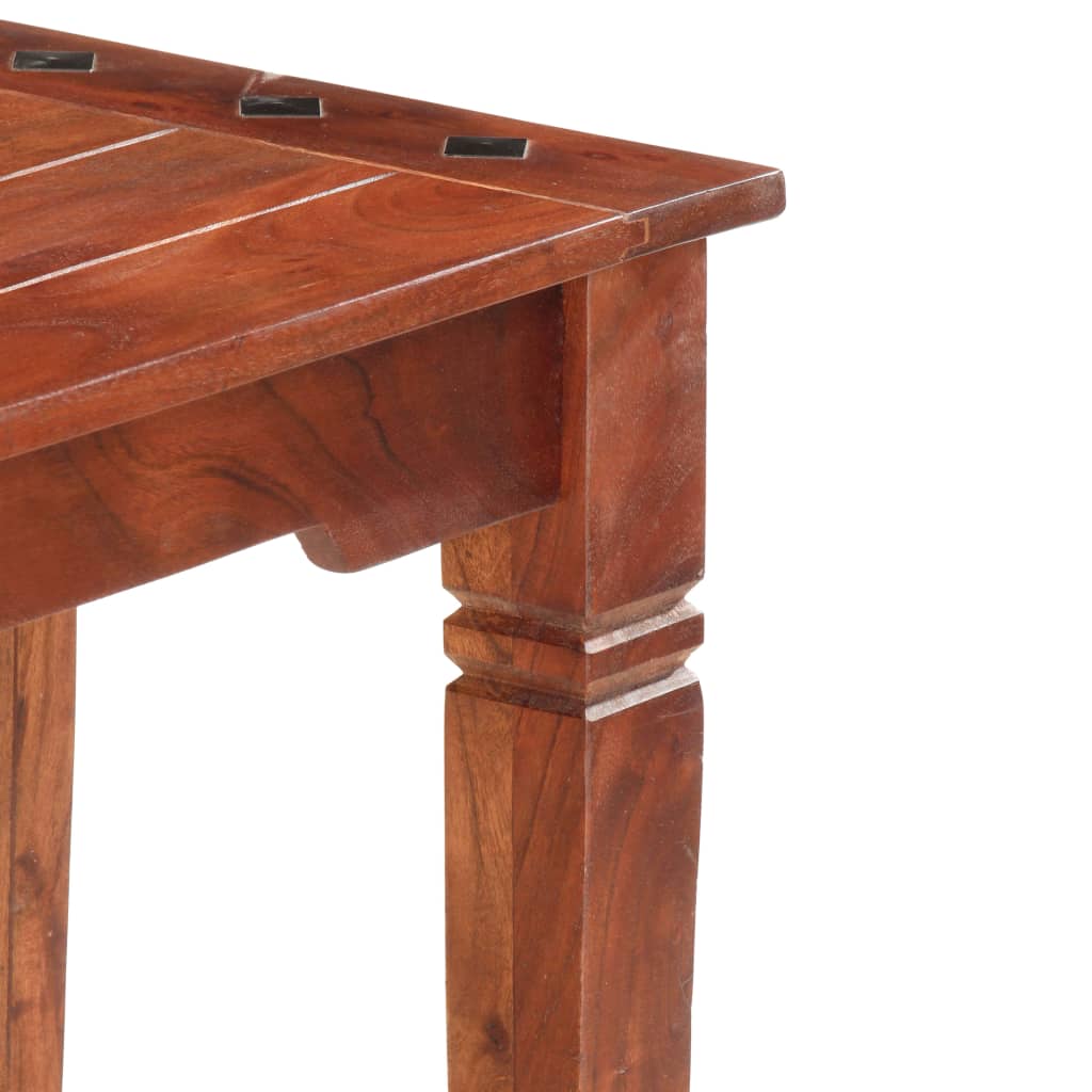 Benk 110 cm heltre akasie