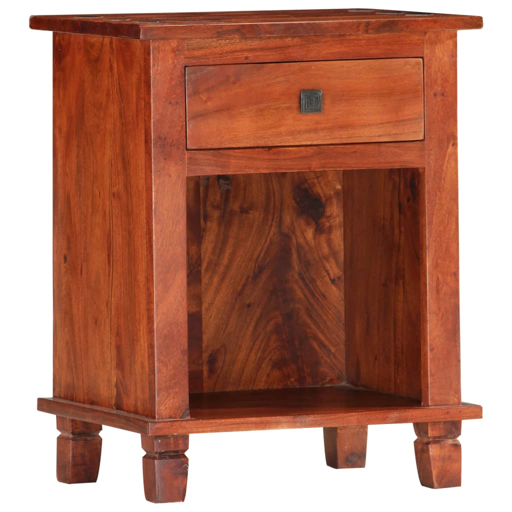 Nattbord 40x30x50 cm heltre akasie