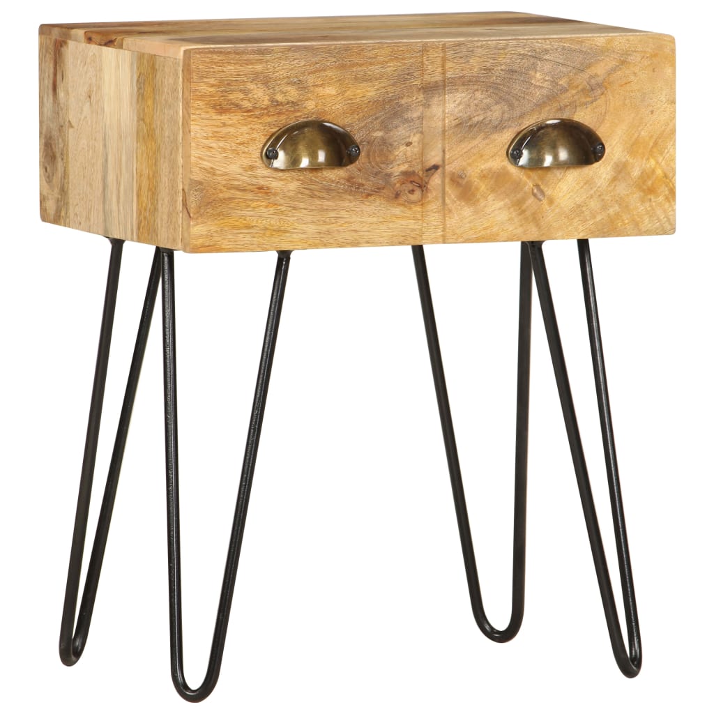 Nattbord 40x30x50 cm heltre mango
