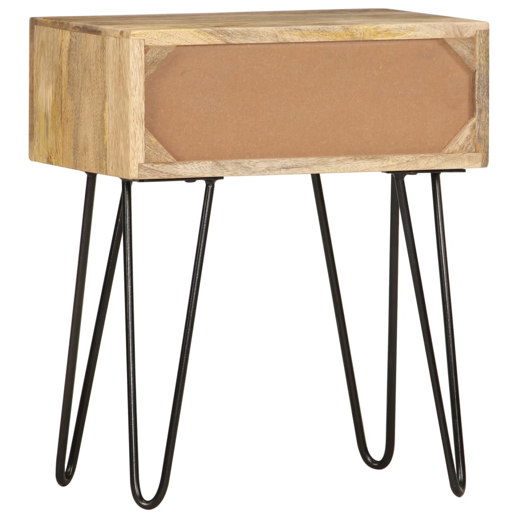 Nattbord 40x30x50 cm heltre mango