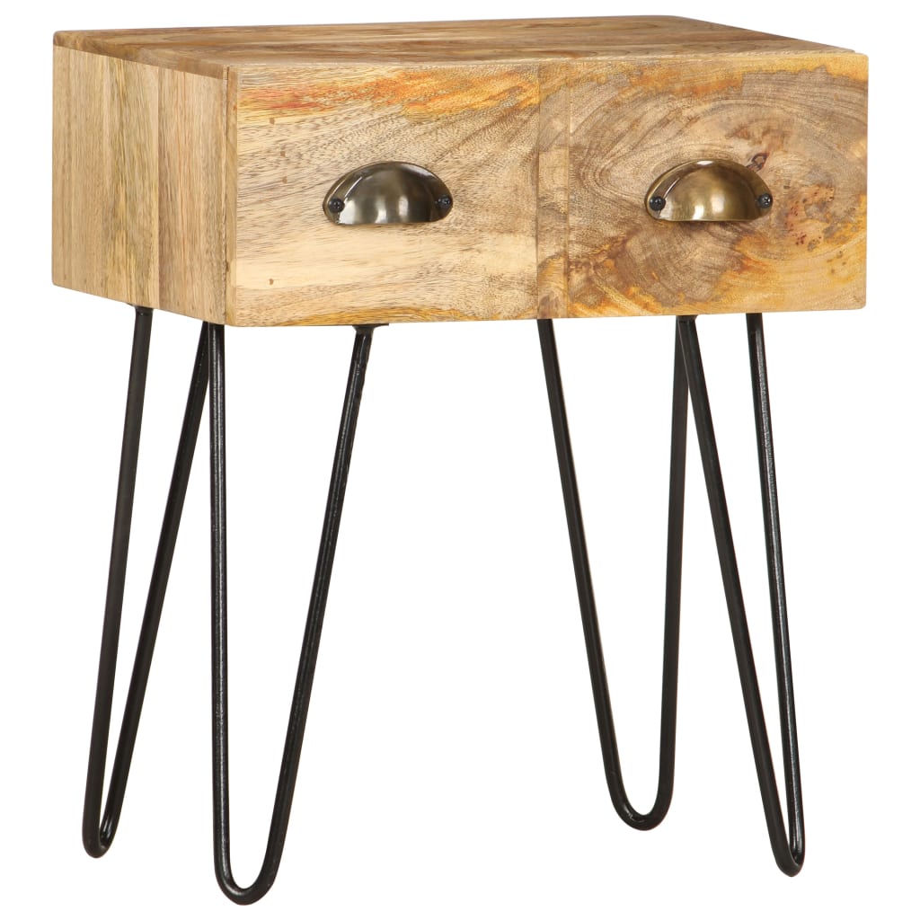 Nattbord 40x30x50 cm heltre mango
