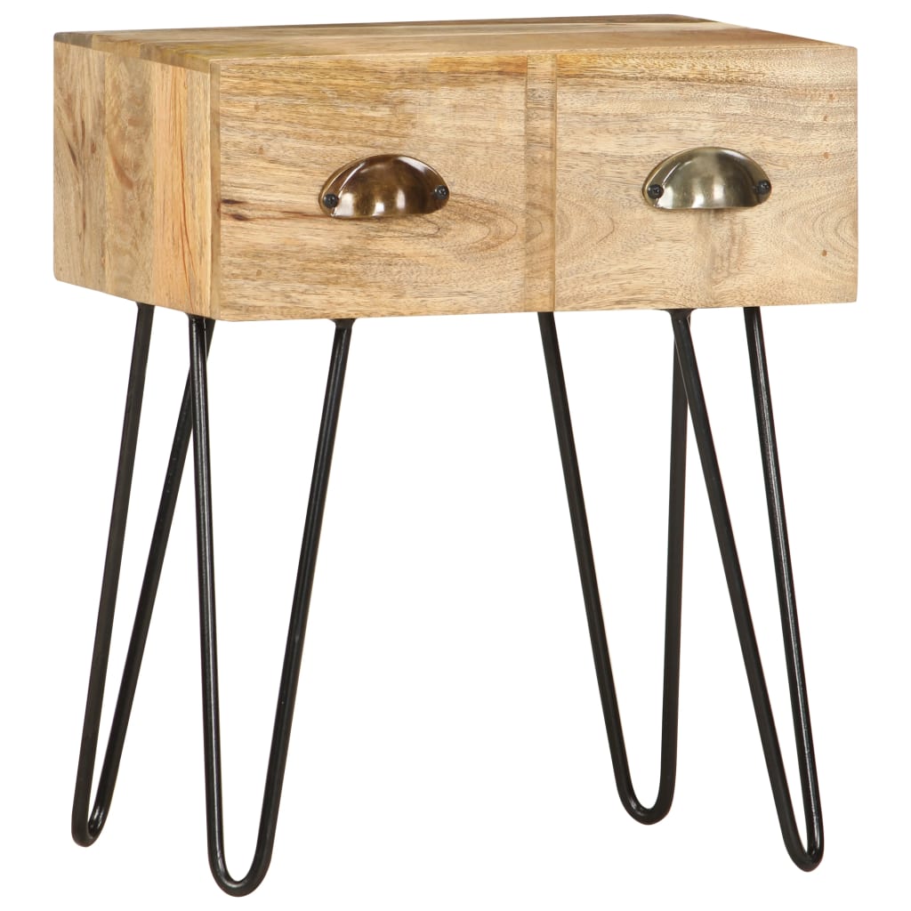 Nattbord 40x30x50 cm heltre mango