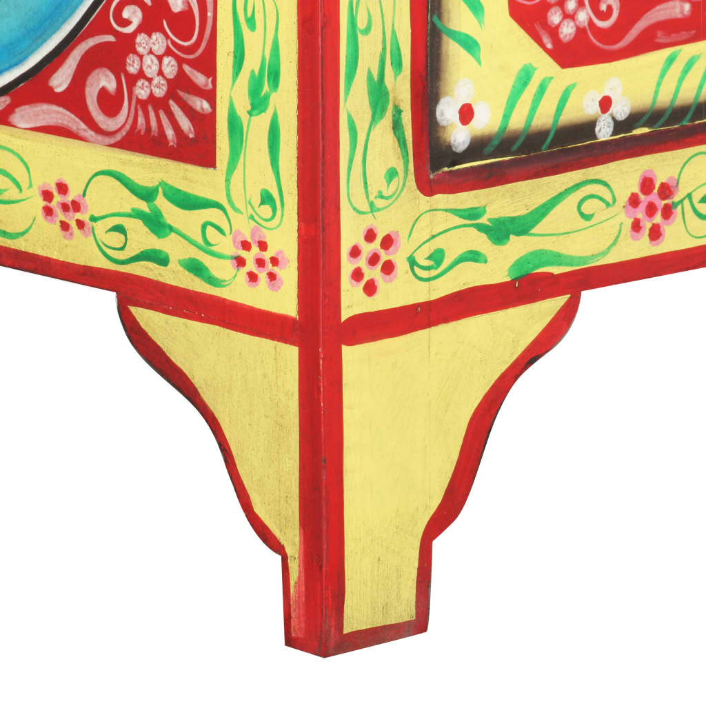 Håndmalt nattbord 40x30x50 cm heltre mango