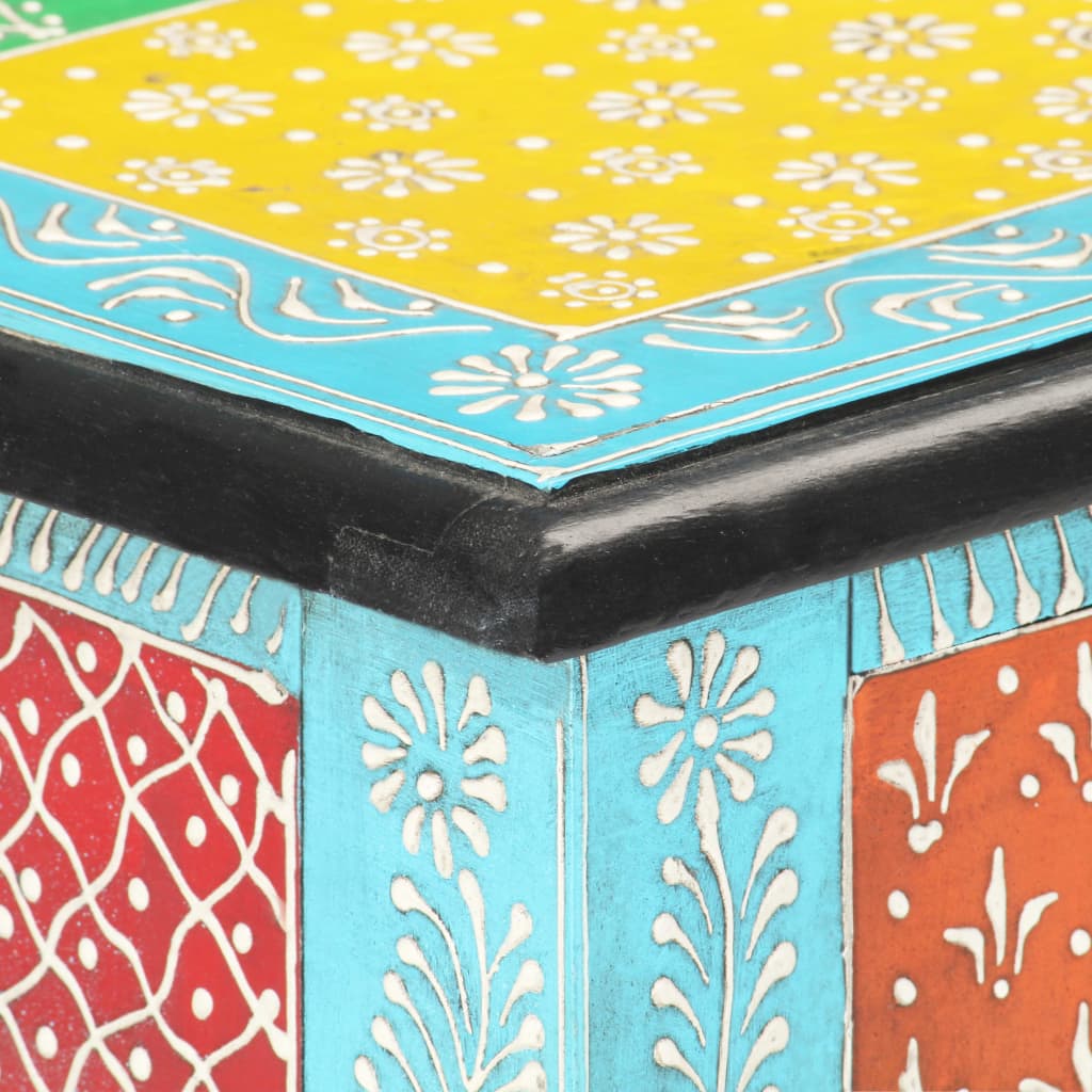 Håndmalt konsollbord 80x35x75 cm heltre mango