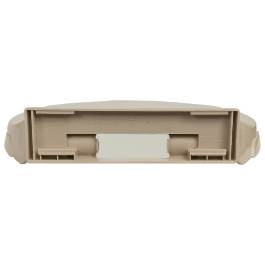 Toalettsete myktlukkende beige oval