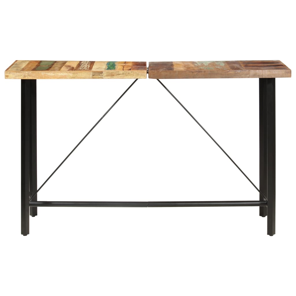 Barbord 180x70x107 cm gjenvunnet heltre