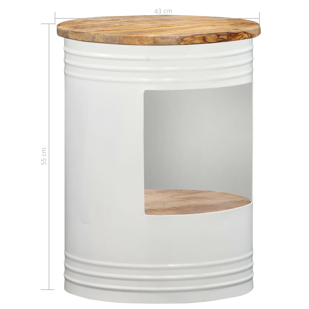 Salongbord 43x55 cm heltre mango vidaXL