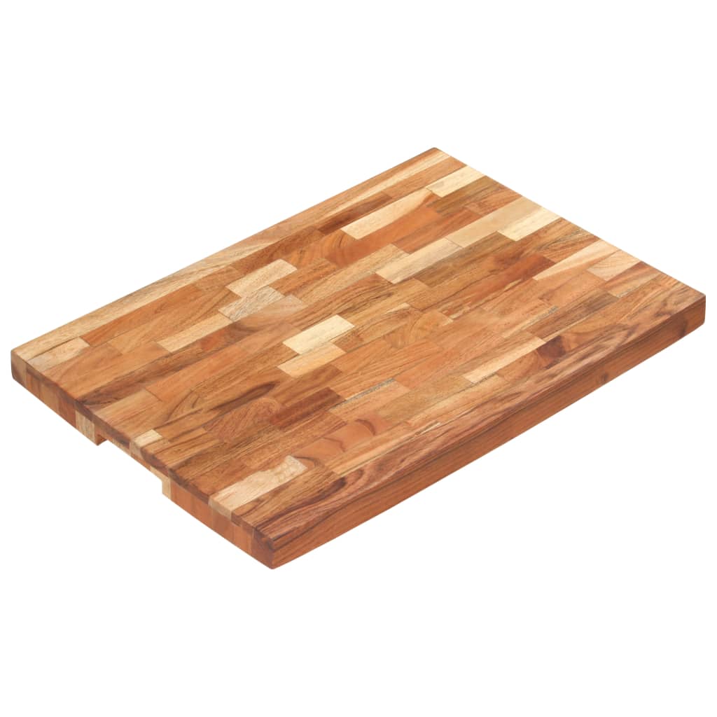 Skjærebrett 60x40x4 cm heltre akasie