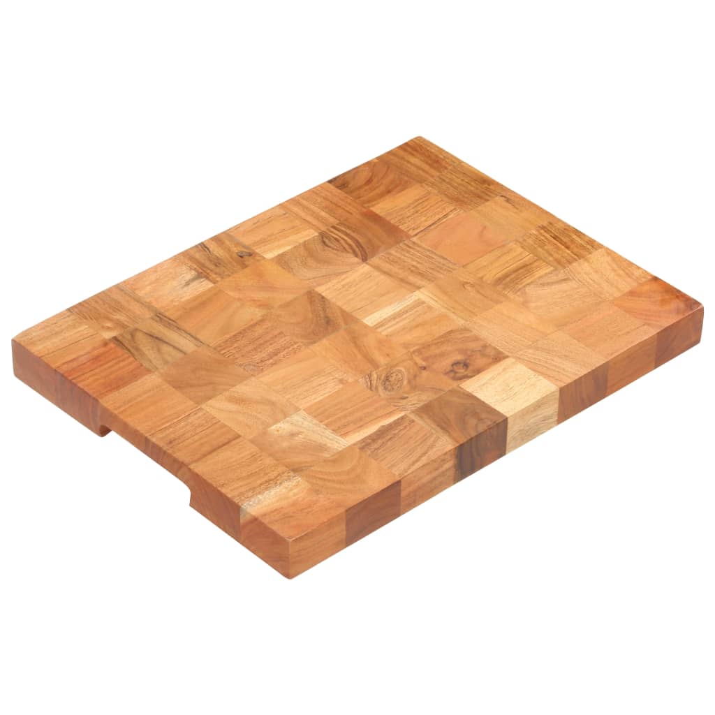 Skjærebrett 40x30x3,8 cm heltre akasie