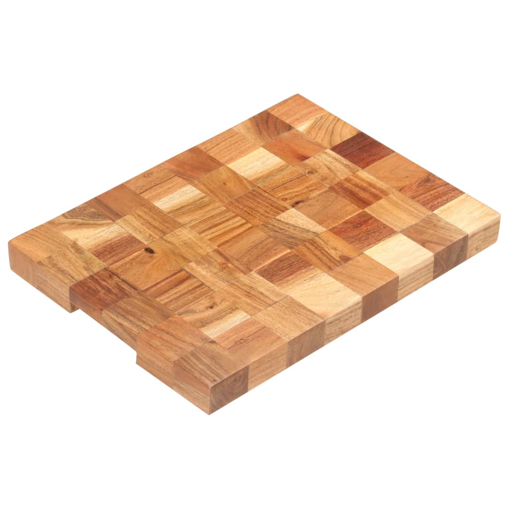Skjærebrett 40x30x3,8 cm heltre akasie